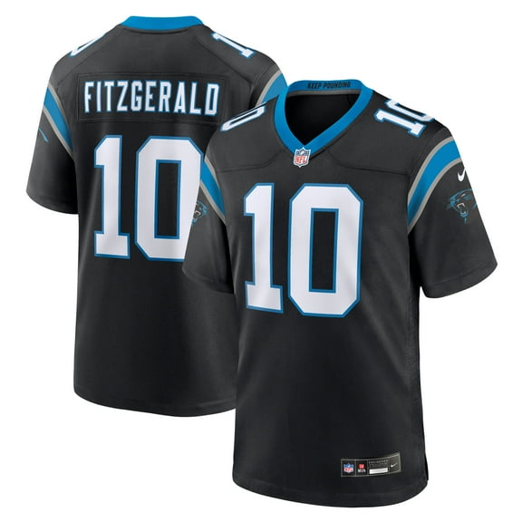 Men's Nike Ryan Fitzgerald  Black Carolina Panthers Team Game Jersey
