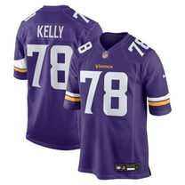Men's Nike Ryan Kelly  Purple Minnesota Vikings Team Game Jersey