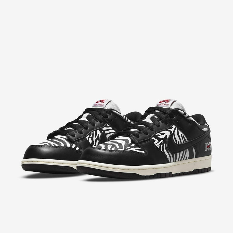 Men's) Nike SB Dunk Low OG QS x Quartersnacks 'Zebra' (2021