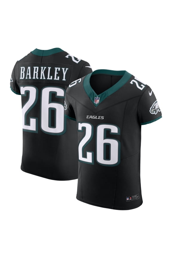 Men's Nike Saquon Barkley Black Philadelphia Eagles Alternate  Vapor F.U.S.E. Elite Jersey