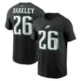 thumbnail image 1 of Men's Nike Saquon Barkley Black Philadelphia Eagles Player Name & Number T-Shirt, 1 of 3