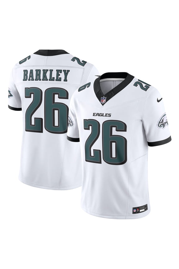 Men's Nike Saquon Barkley White Philadelphia Eagles  Vapor F.U.S.E. Limited Jersey