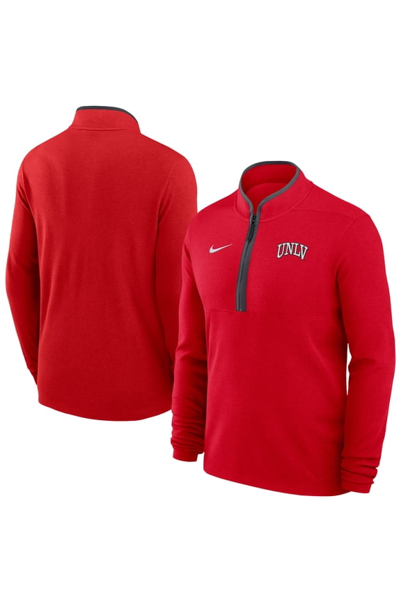 Men's Nike Scarlet UNLV Rebels Basketball Victory Dri-FIT Half-Zip Pullover