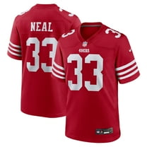 Men's Nike Siran Neal  Scarlet San Francisco 49ers Team Game Jersey