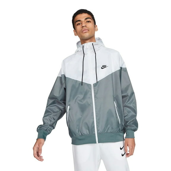 Men's Nike Windrunner Hooded Jacket Color: Smoke Gray Size: L