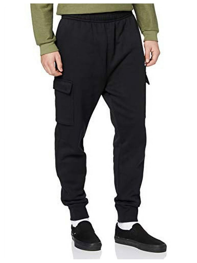 Men's Nike Sportswear Club Fleece Cargo Pants Color: Black White