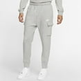 thumbnail image 1 of Men's Nike Sportswear Club Fleece Cargo Pants Color: Dark Gray Heather Size: S, 1 of 4