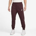 thumbnail image 1 of Men's Nike Sportswear Club Fleece Joggers Color: Burgundy Crush Size: XXL, 1 of 4
