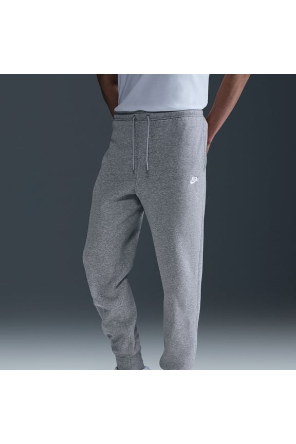 Men's Nike Sportswear Club Fleece Joggers Color: Dark Grey Heather Size: XL