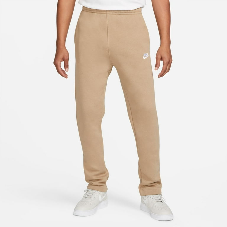 Men s Nike Sportswear Club Fleece Pants Color Khaki Size XS Walmart