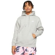 Men's Nike Sportswear Club Fleece Pullover Hoodie Color: Dark Gray Heather Size: S