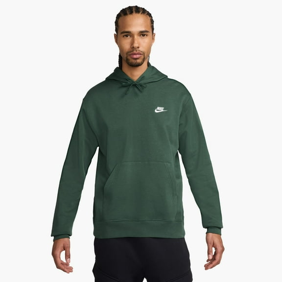 Men's Nike Sportswear Club Fleece Pullover Hoodie Color: Fir Size: M