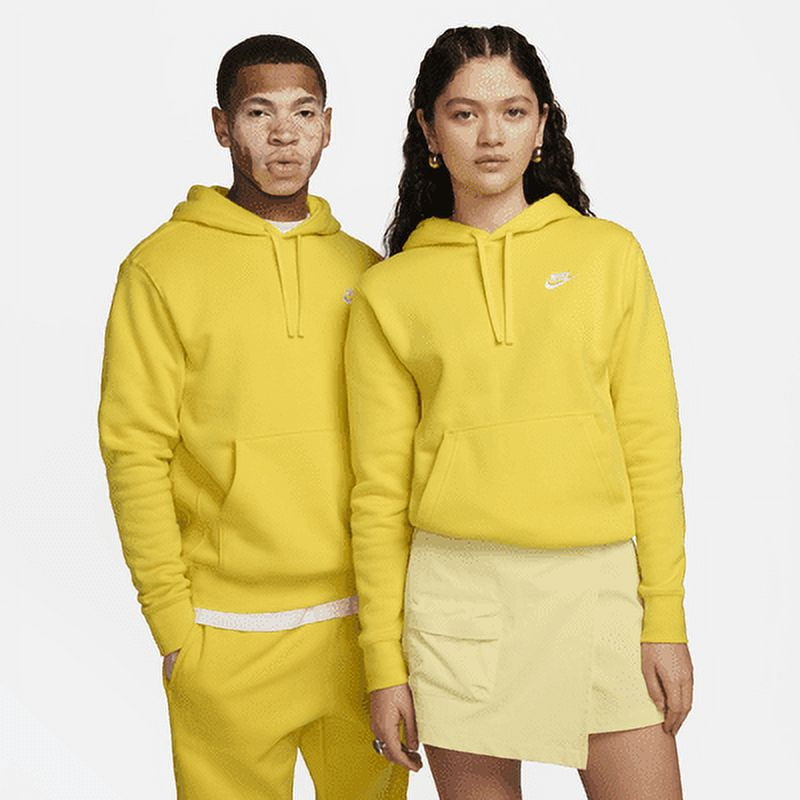 yellow hoodie men nike