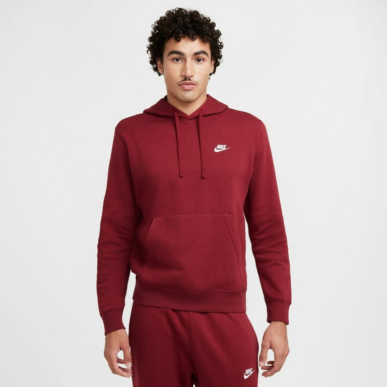 Club Fleece Hoodie Mens Nike Red Sweatshirt Men's Nike Sportswear