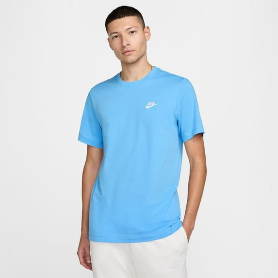 Men's Nike Sportswear Club Tee Color: University Blue Size: M