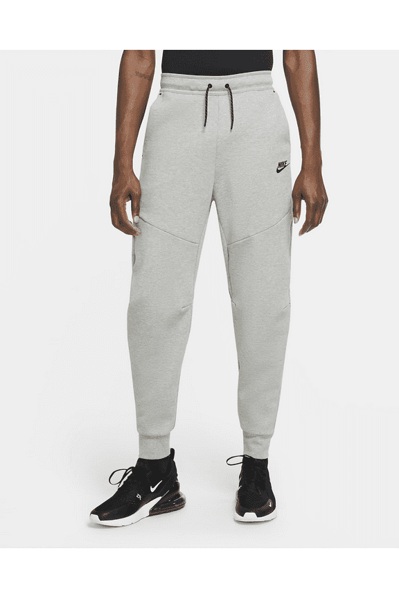 Men's Nike Sportswear Dark Grey Heather/Black Tech Fleece Jogger (CU4495 063) - S