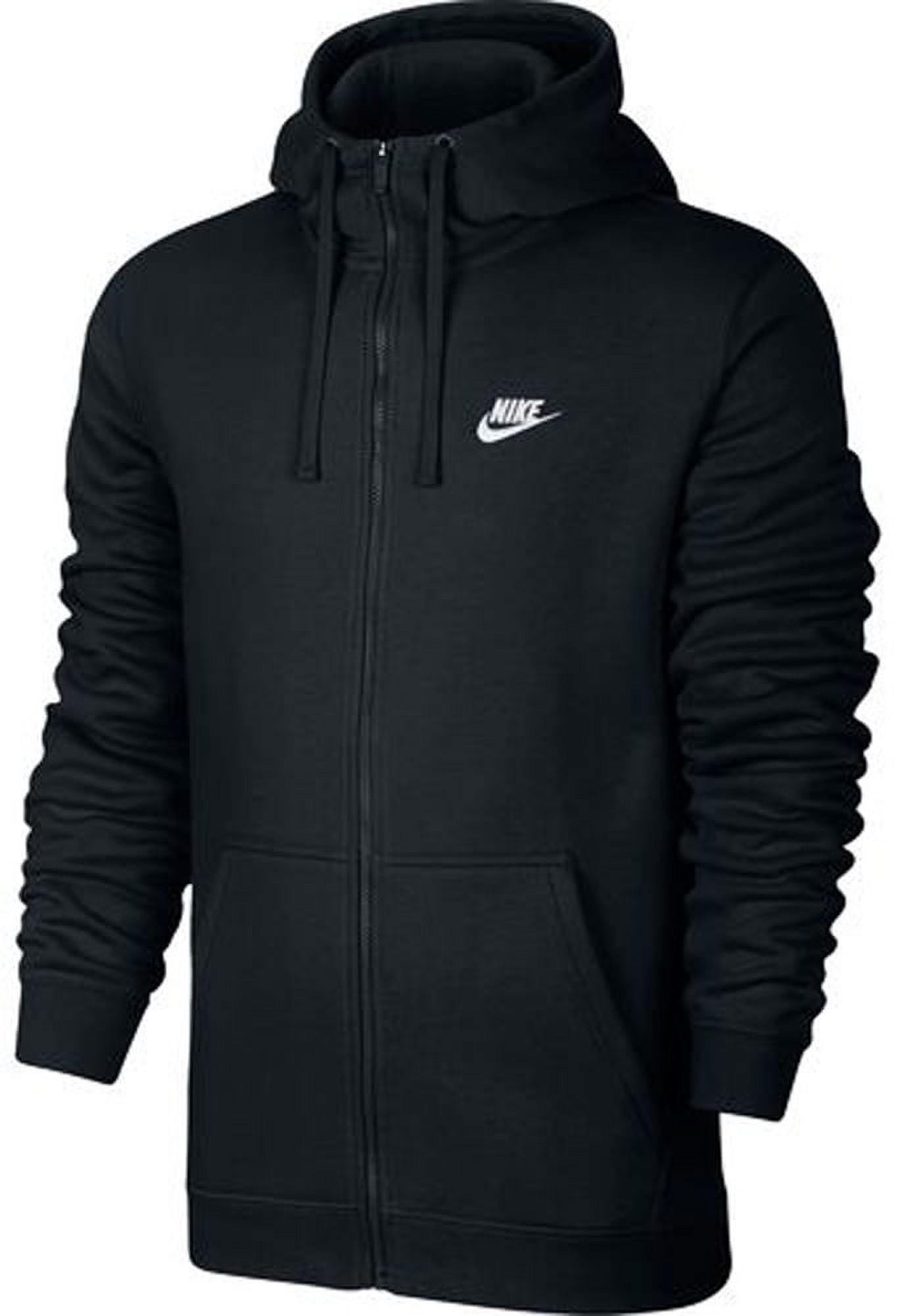 Men's Nike Sportswear Hoodie Black/White NK804389 010 (X-Large ...