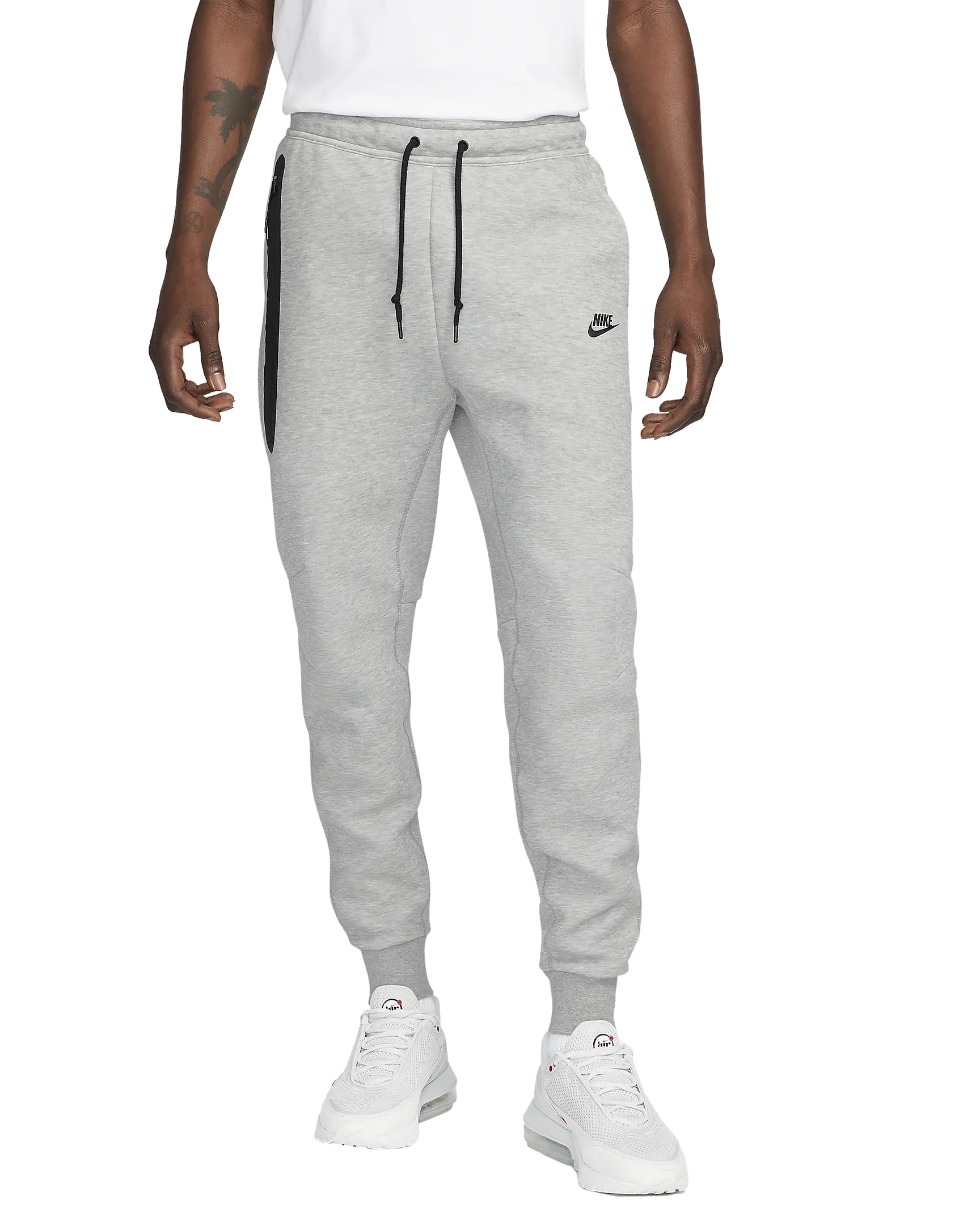 dark grey tech fleece joggers