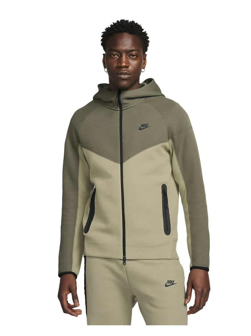Men's Nike Sportswear Tech Fleece Olive/Mdm Olive Windrunner FZ