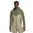 thumbnail image 1 of Men's Nike Sportswear Tech Fleece Olive/Mdm Olive Windrunner FZ Hoodie - XL, 1 of 10