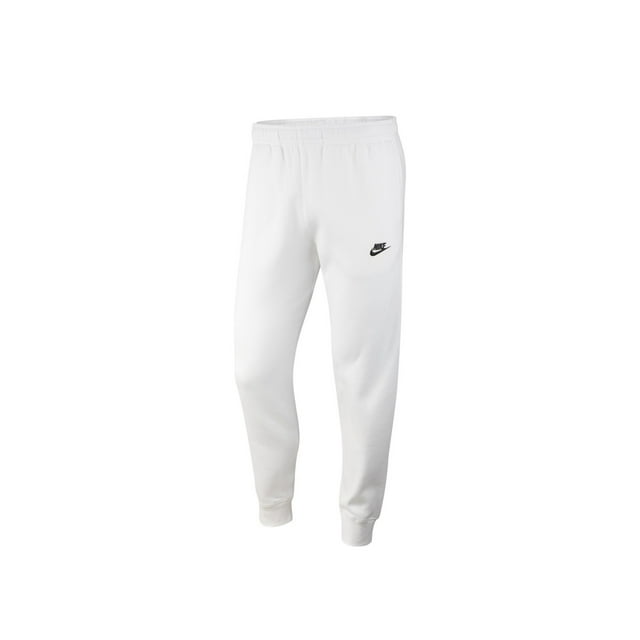 Men's Nike Sportswear White/White/Black Club Fleece Jogger (BV2671 100