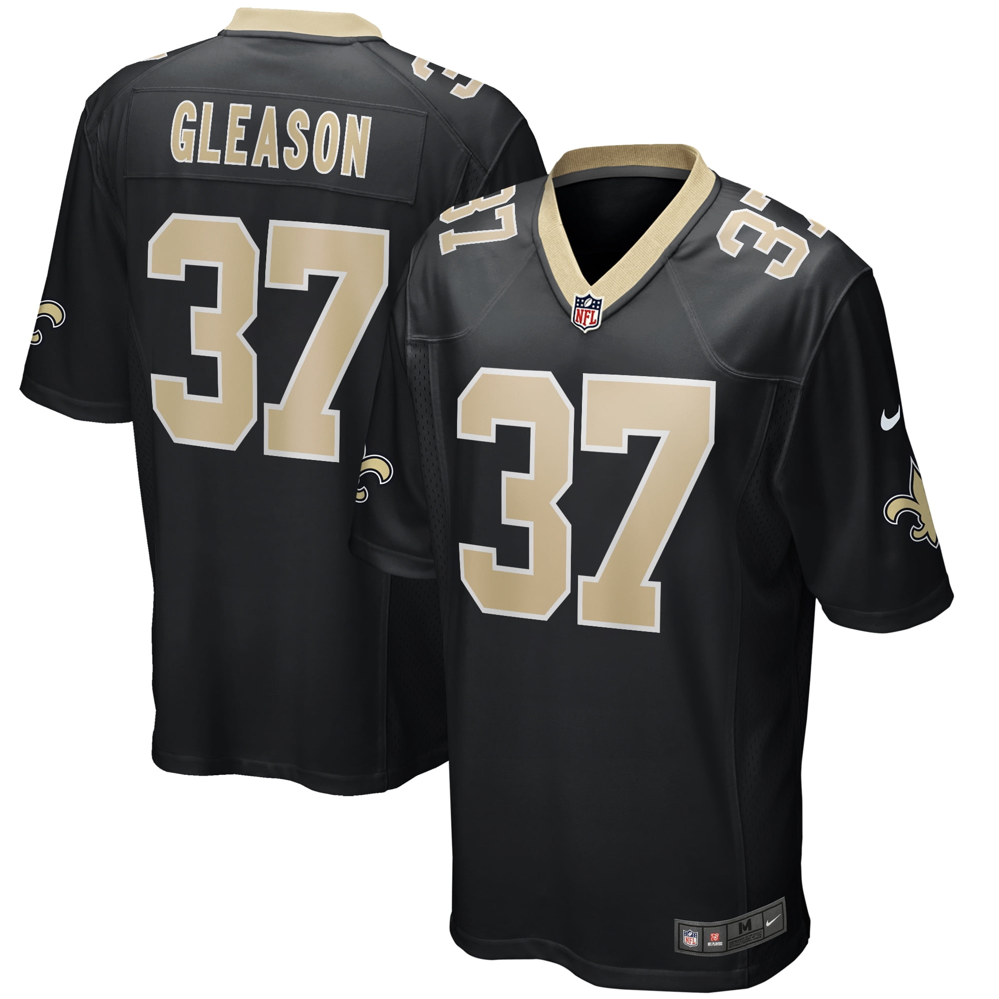 Men's Nike Nathan Shepherd Black New Orleans Saints Game Jersey