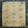 thumbnail image 1 of Ahgly Company Machine Washable Indoor Square Traditional Fall Leaf Brown Green Area Rugs, 7' Square, 1 of 7