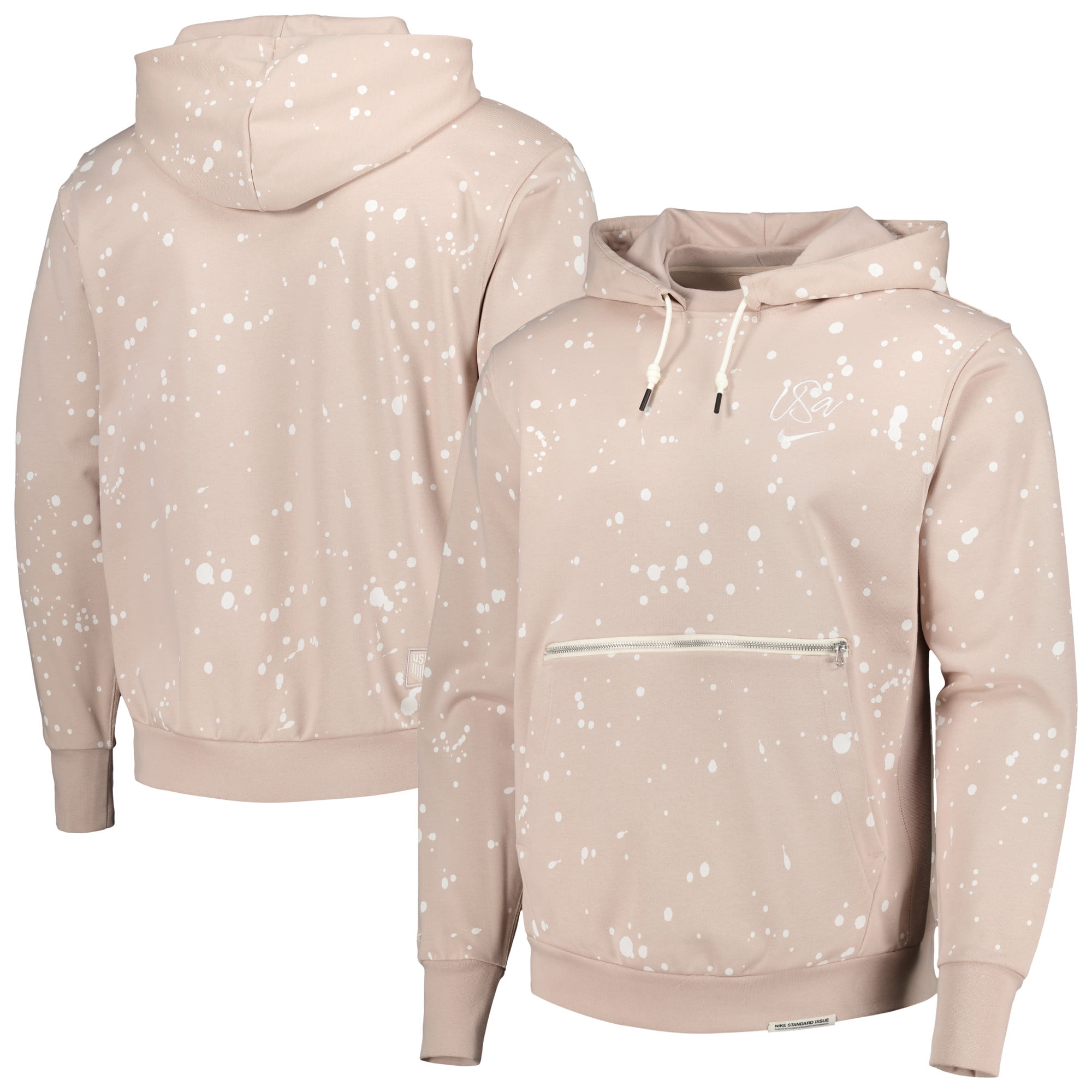 Men s Nike Tan USMNT Standard Issue Pullover Hoodie Walmart