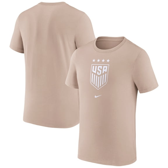 Men's Nike Tan USWNT Crest T-Shirt