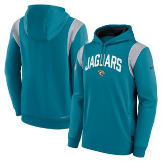 Women's Antigua Black Jacksonville Jaguars Victory Chenille Pullover Sweatshirt Size: Medium