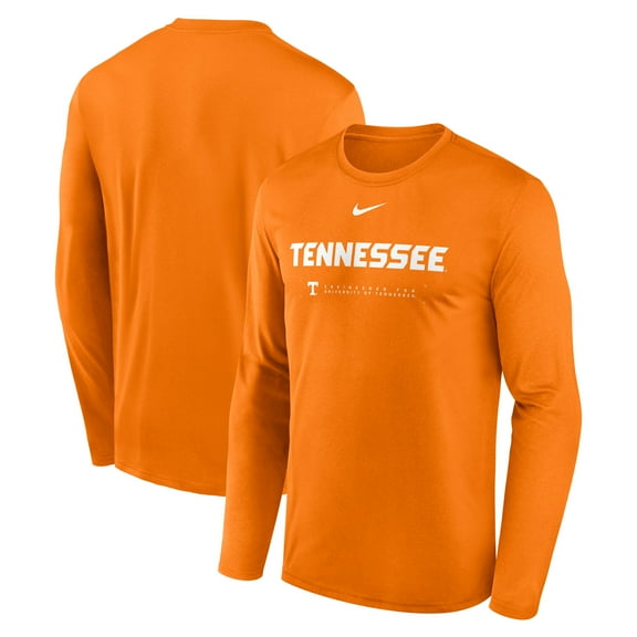 Men's Nike Tennessee Orange Tennessee Volunteers 2025 Courtside Basketball Shootaround Legend Dri-FIT Long Sleeve