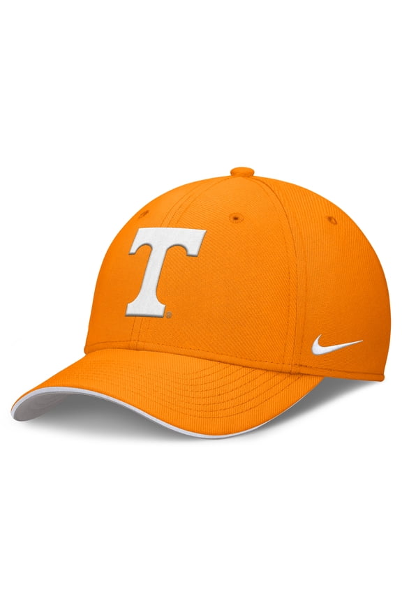 Men's Nike Tennessee Orange Tennessee Volunteers 2026 Dugout Coaches Dri-FIT Rise Swoosh Flex Hat