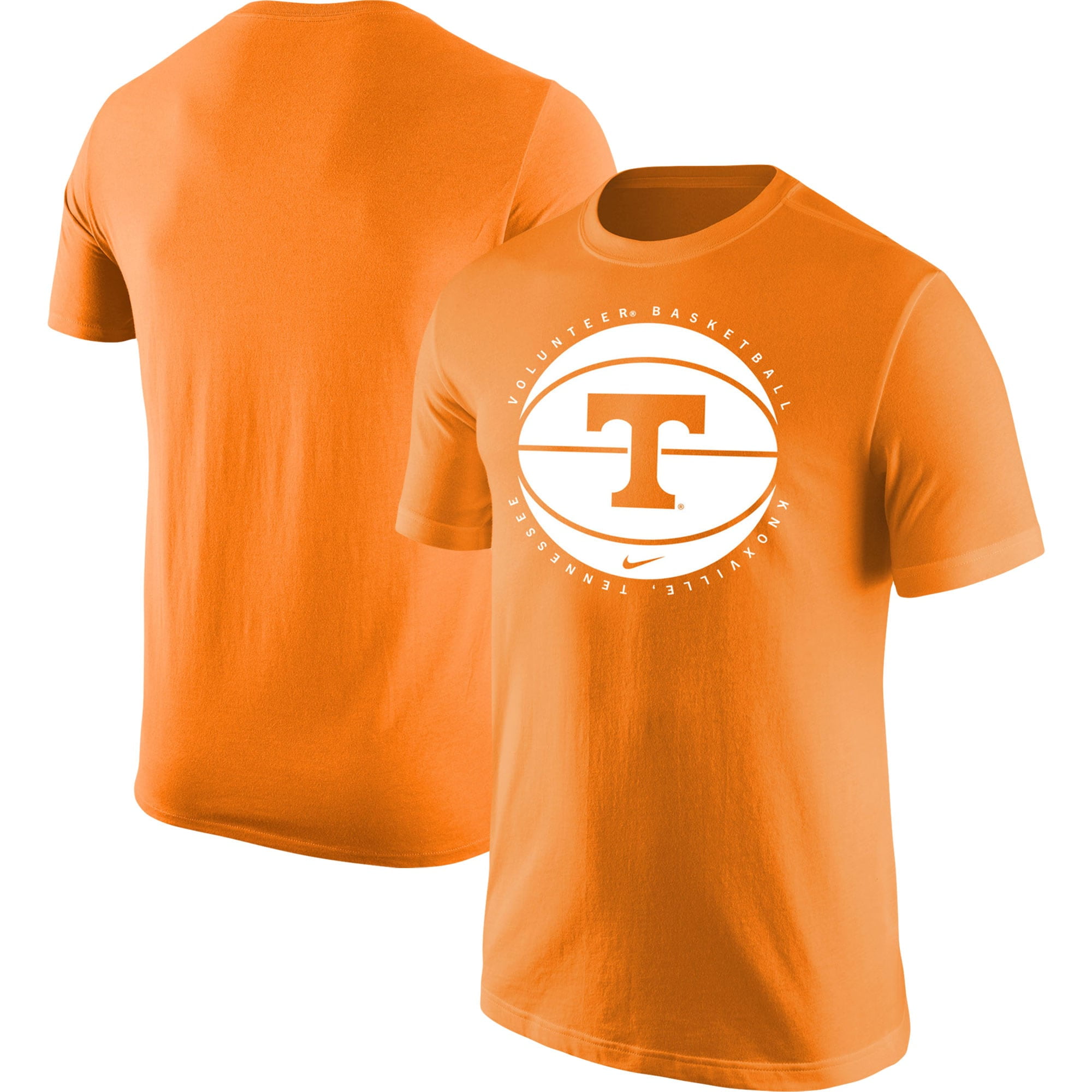 Men s Nike Tennessee Orange Tennessee Volunteers Basketball Logo T Shirt Walmart