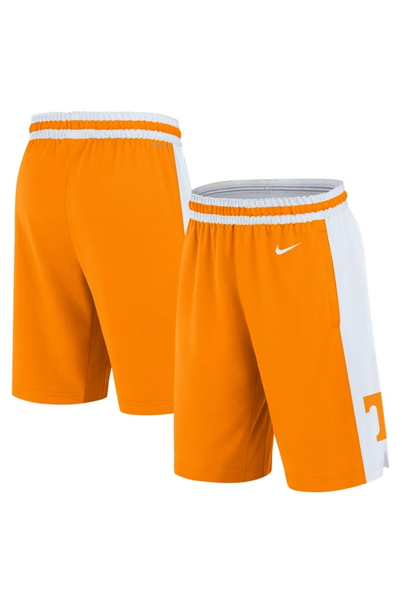 Men's Nike Tennessee Orange Tennessee Volunteers Road Replica Performance Basketball Shorts