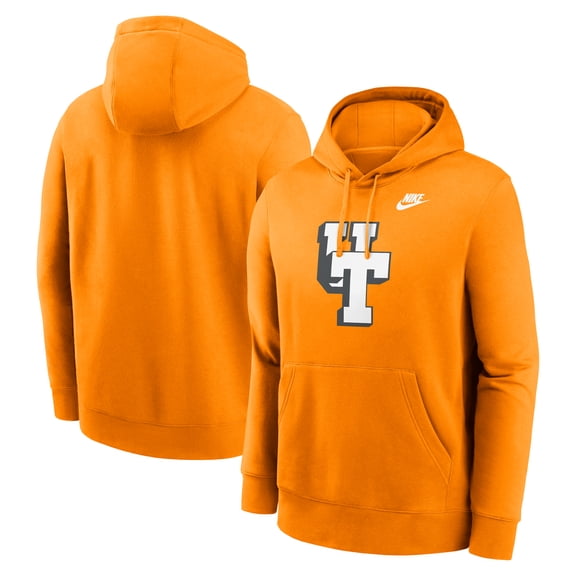 Men's Nike  Tennessee Orange Tennessee Volunteers Vault Block Pullover Hoodie