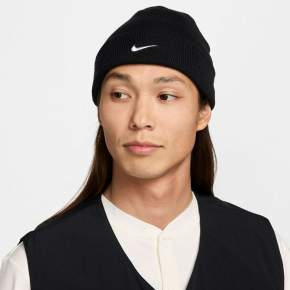 Men's Nike Terra Swoosh Beanie Color: Black Size: N/A