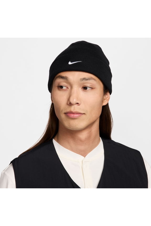 Men's Nike Terra Swoosh Beanie Color: Black Size: N/A