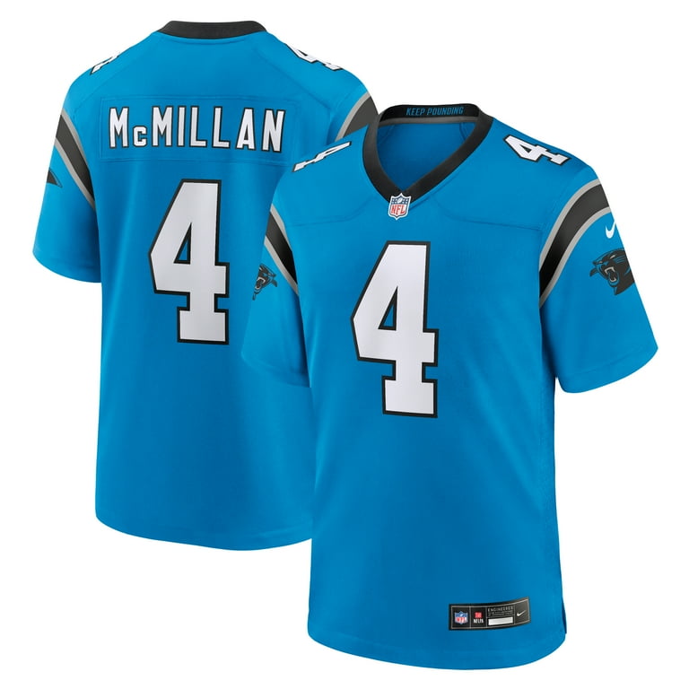 Men's Nike Tetairoa McMillan Blue Carolina Panthers Alternate Game