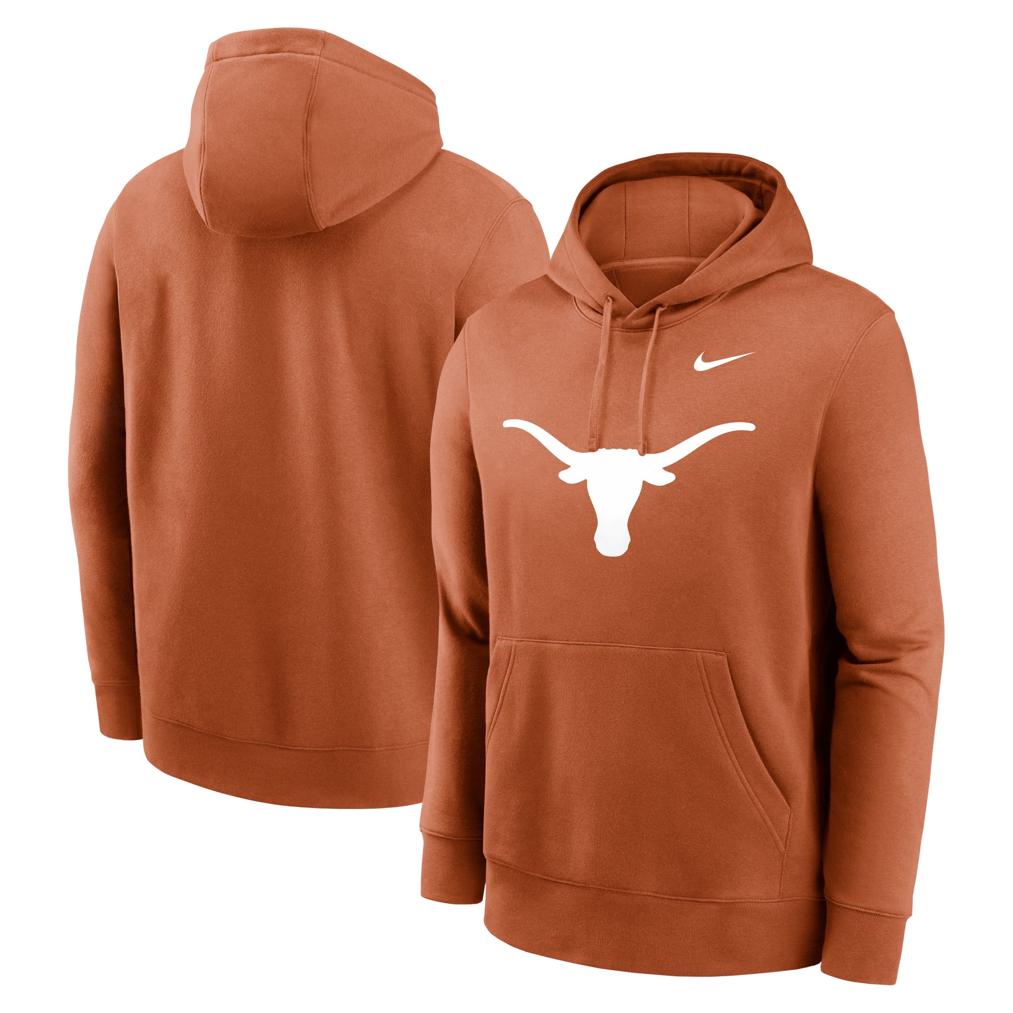 Men's Nike Texas Orange Texas Longhorns Primetime Evergreen Club Fleece ...