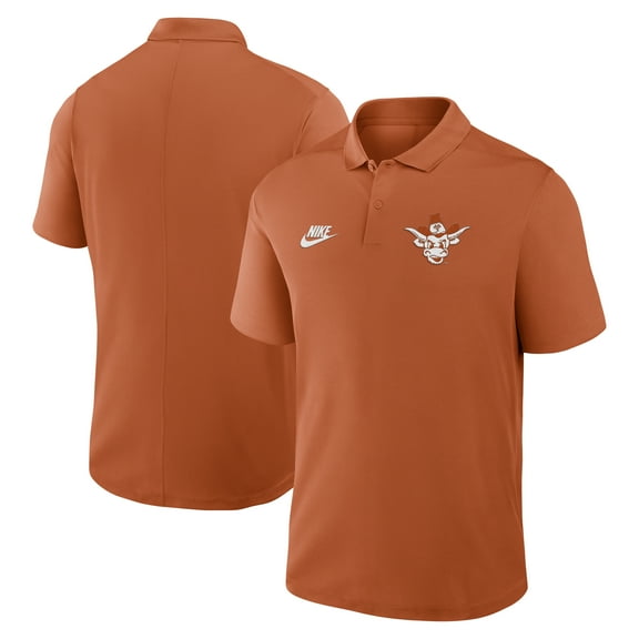 Men's Nike Texas Orange Texas Longhorns Primetime Victory Legacy Vault Logo Performance Polo