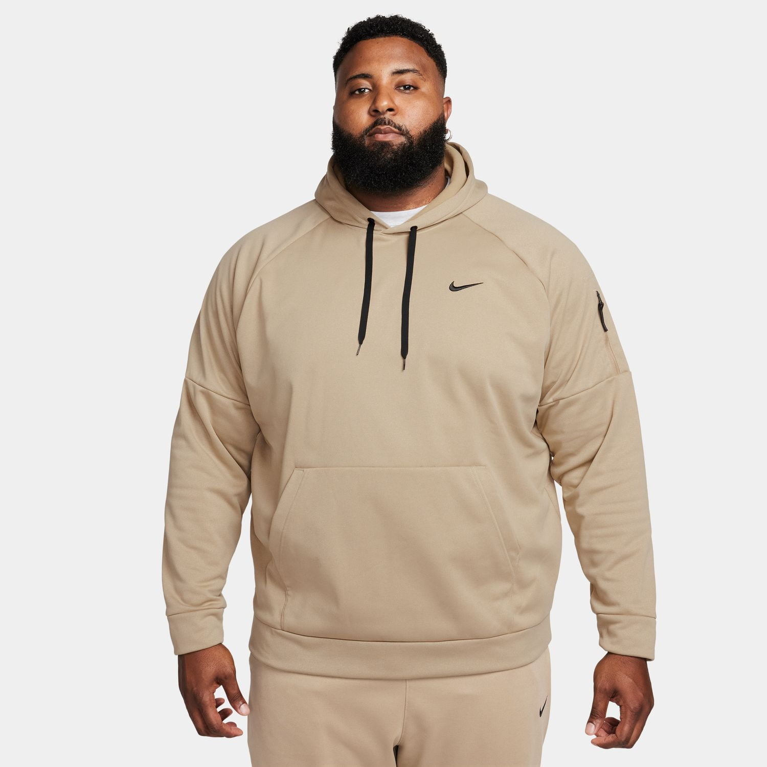 Men's Nike Therma-FIT Zip Pocket Pullover Fitness Hoodie Color