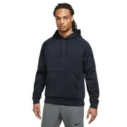 Mens Nike Therma-FIT Zip Pocket Pullover Fitness Hoodie Color Obsidian Size XXL