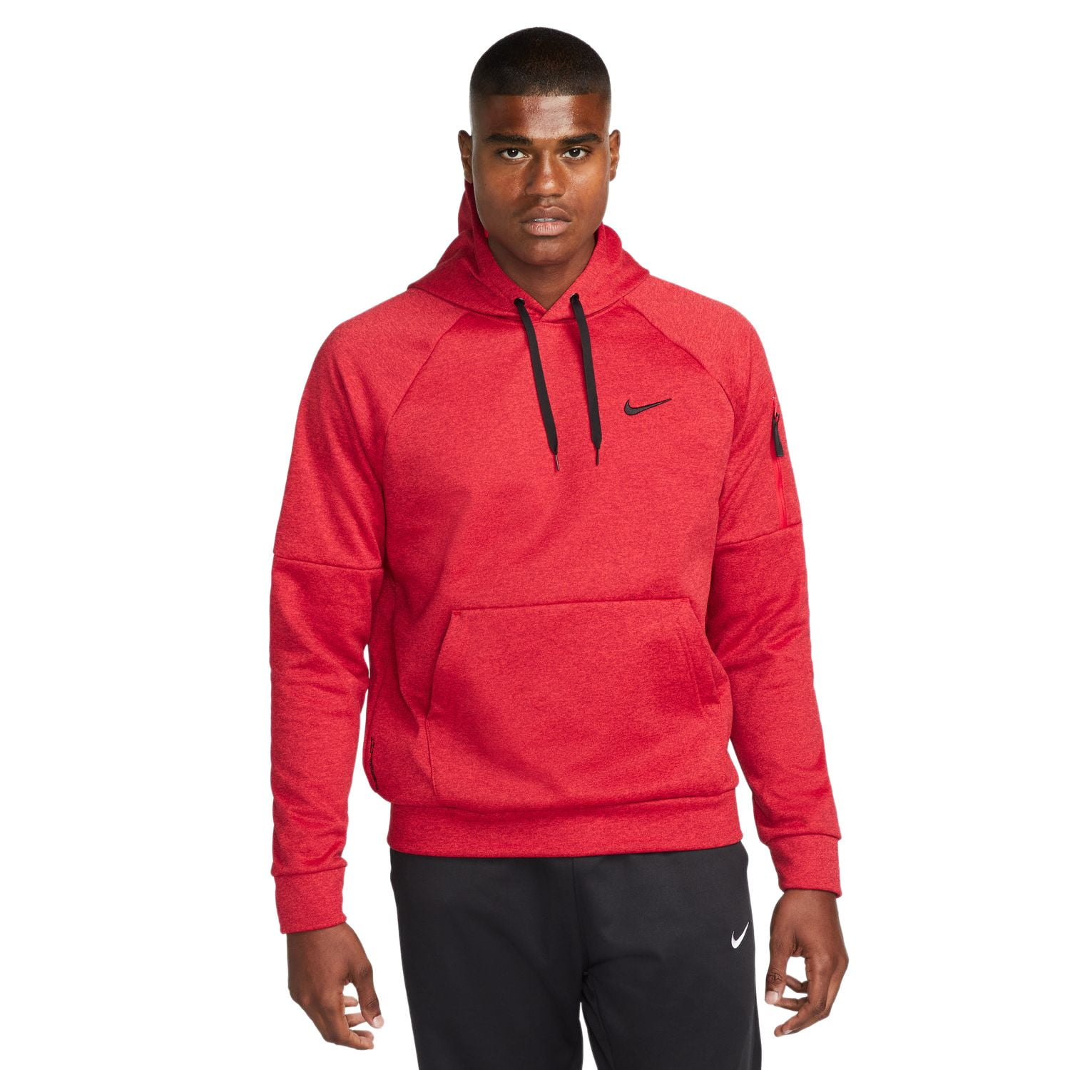 nike therma fit hoodie red