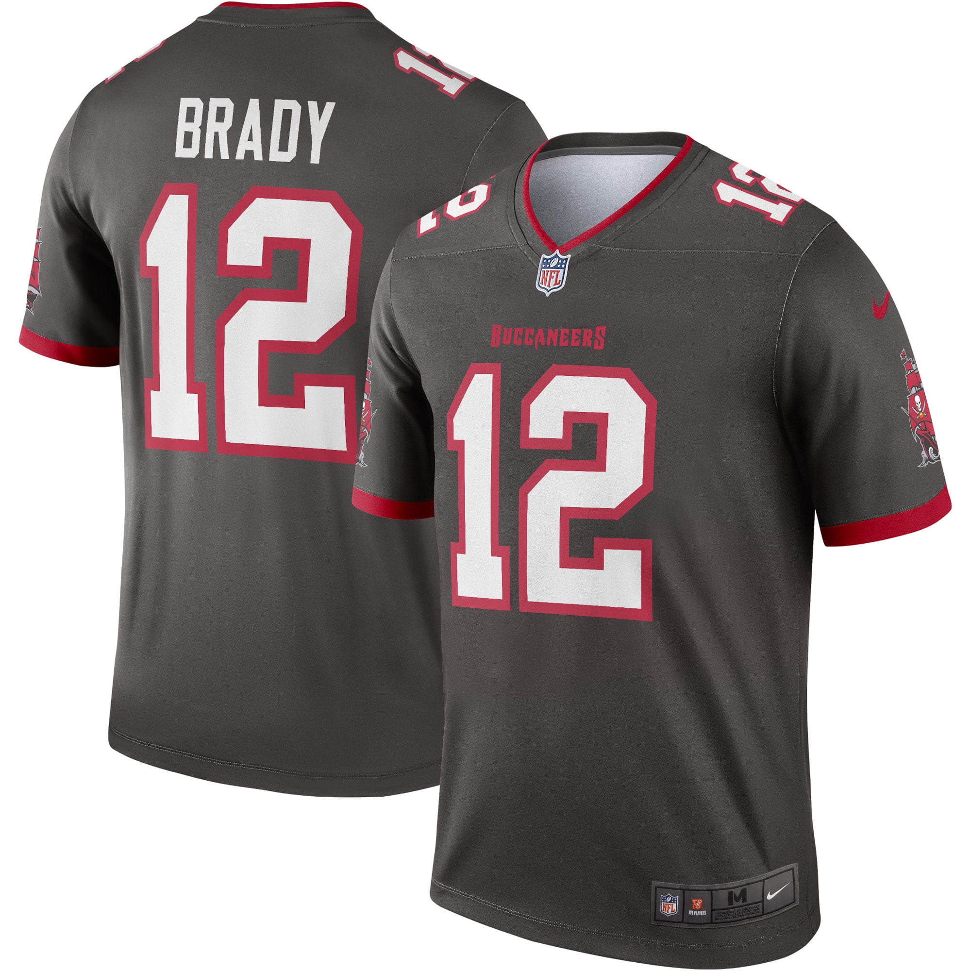 Brady 12 NFL ウニフォーム Brady 12 NFL ウニフォーム Men-s-Nike-Tom-Brady-Pewter-