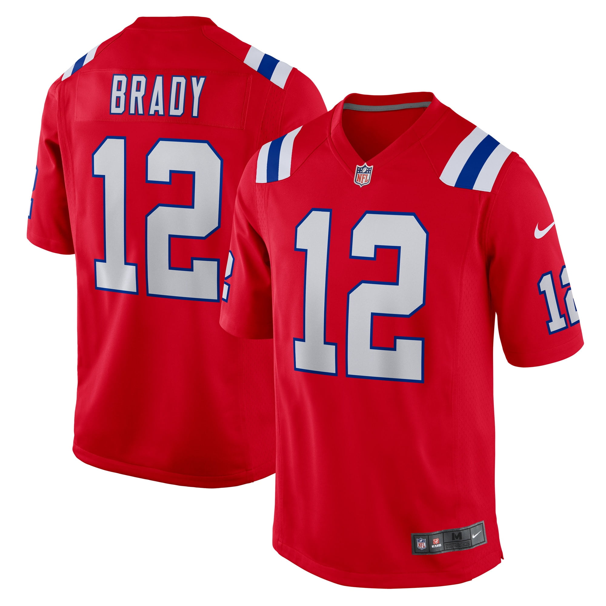 Nike NFL Men's Tom Brady Red New England Patriots Retired