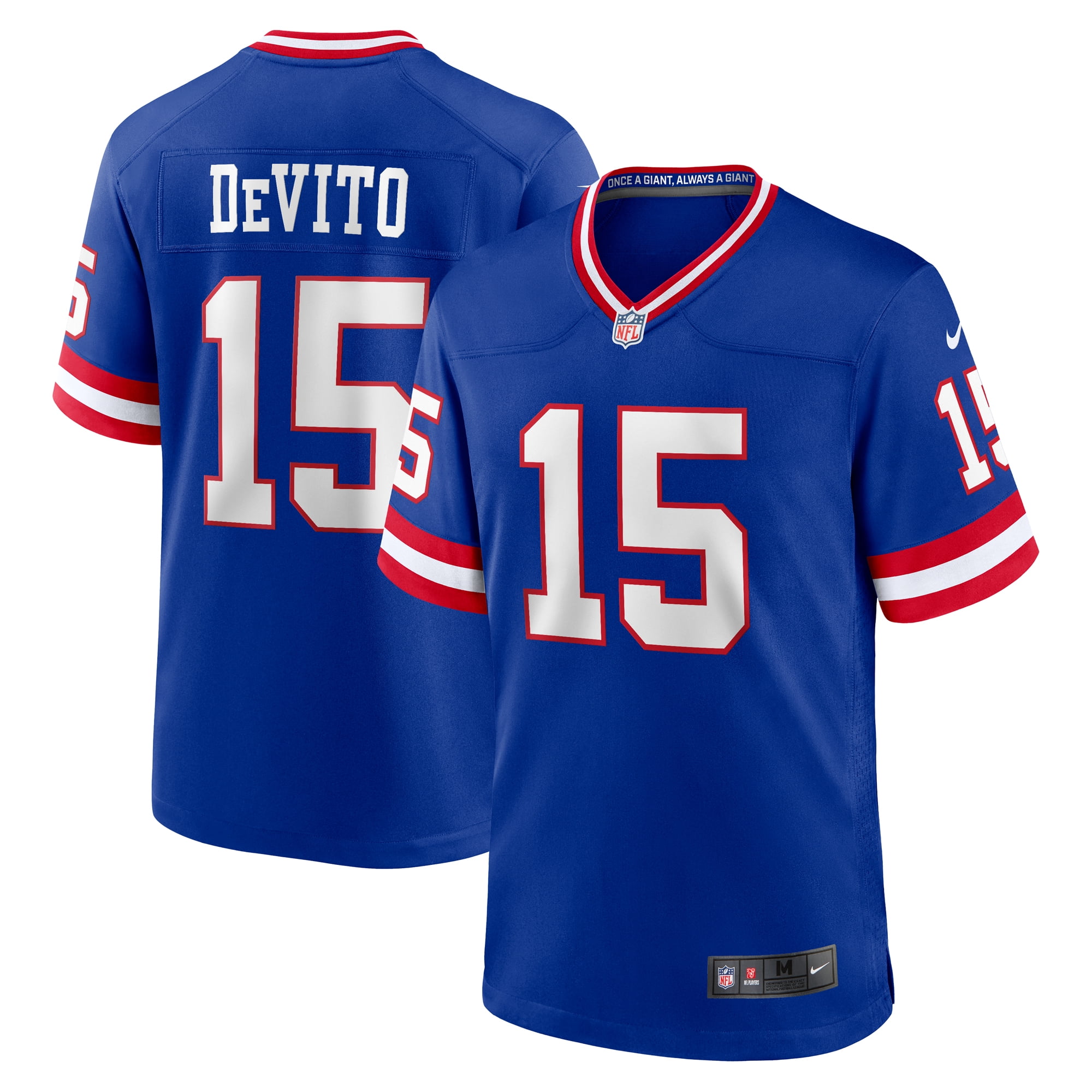 Men's Nike Tommy DeVito Royal New York Giants Alternate Game