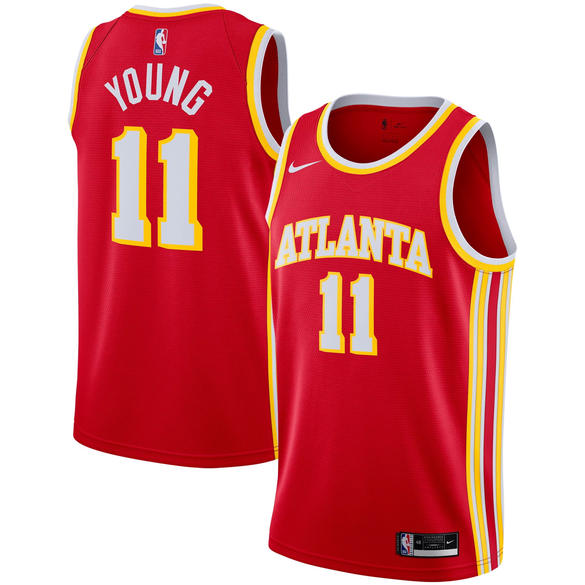 Men's Nike Trae Young Red Atlanta Hawks Swingman Jersey - Icon