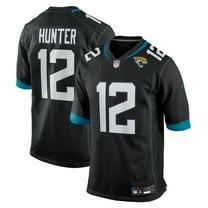 Men's Nike Travis Hunter Black Jacksonville Jaguars 2025 NFL Draft First Round Pick Alternate Game Player Jersey