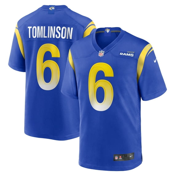 Men's Nike Tre'Vius Hodges-Tomlinson Royal Los Angeles Rams Team Game Jersey