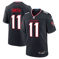 Men's Nike Tremon Smith Navy Houston Texans Team Game Jersey